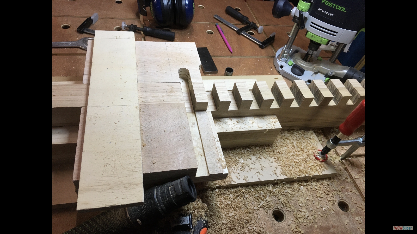 Petit montage pour les entailles.