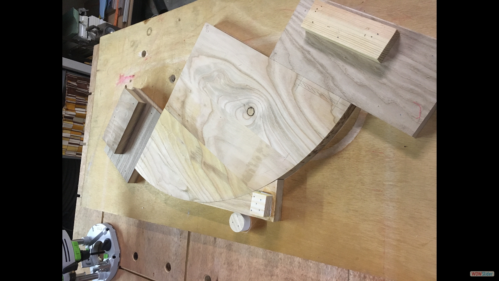 Préparation des mortaises.