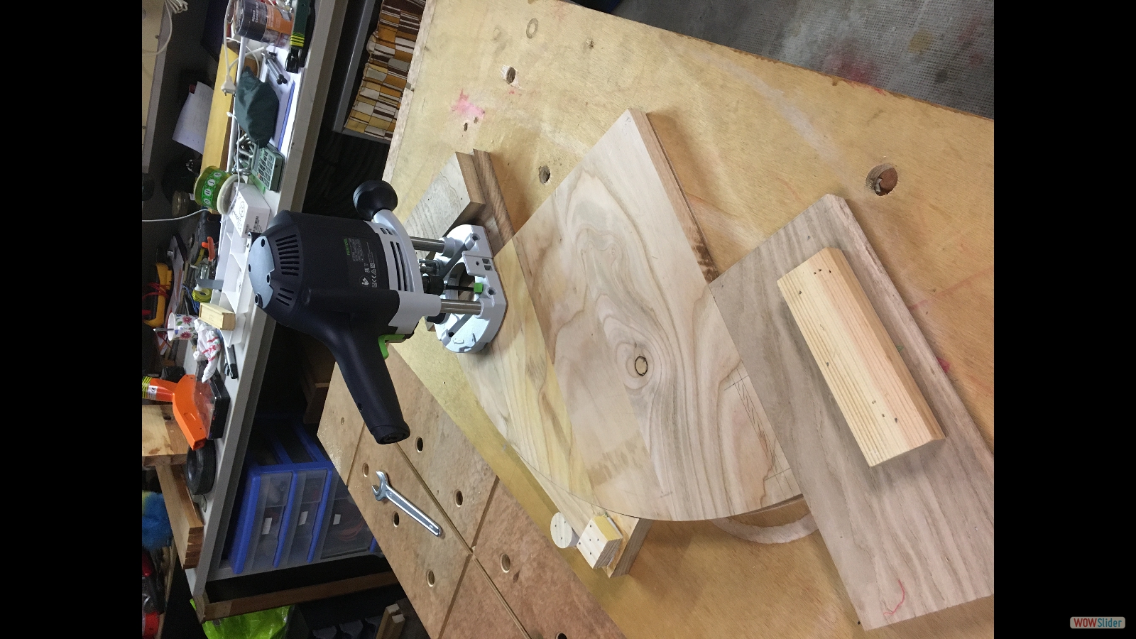 Usinage des mortaises.