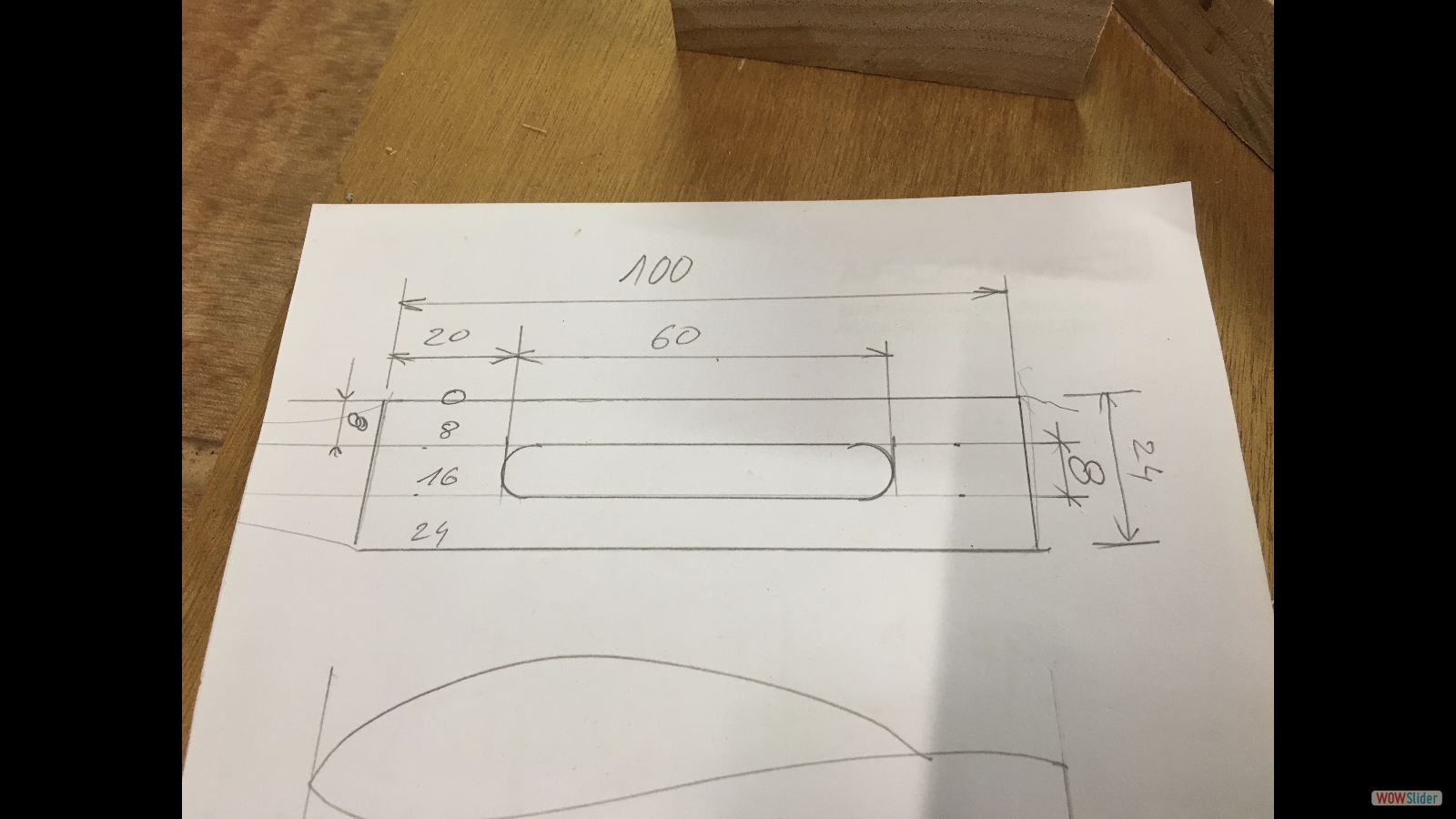 Croquis tenon / mortaise.