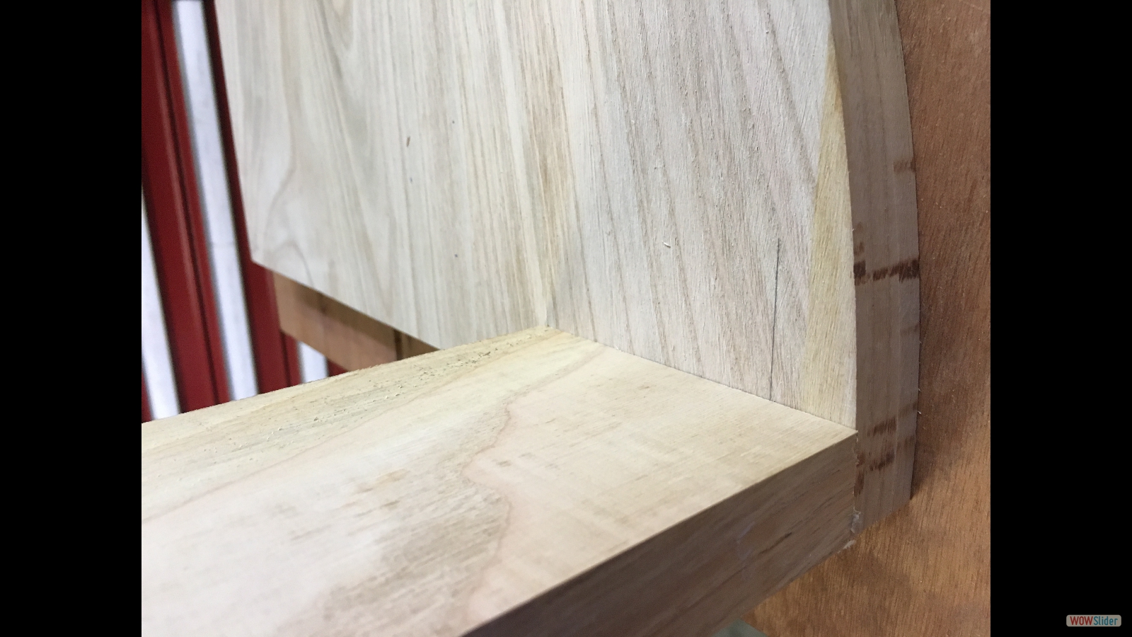 Montage à blanc des tenons / Mortaises.