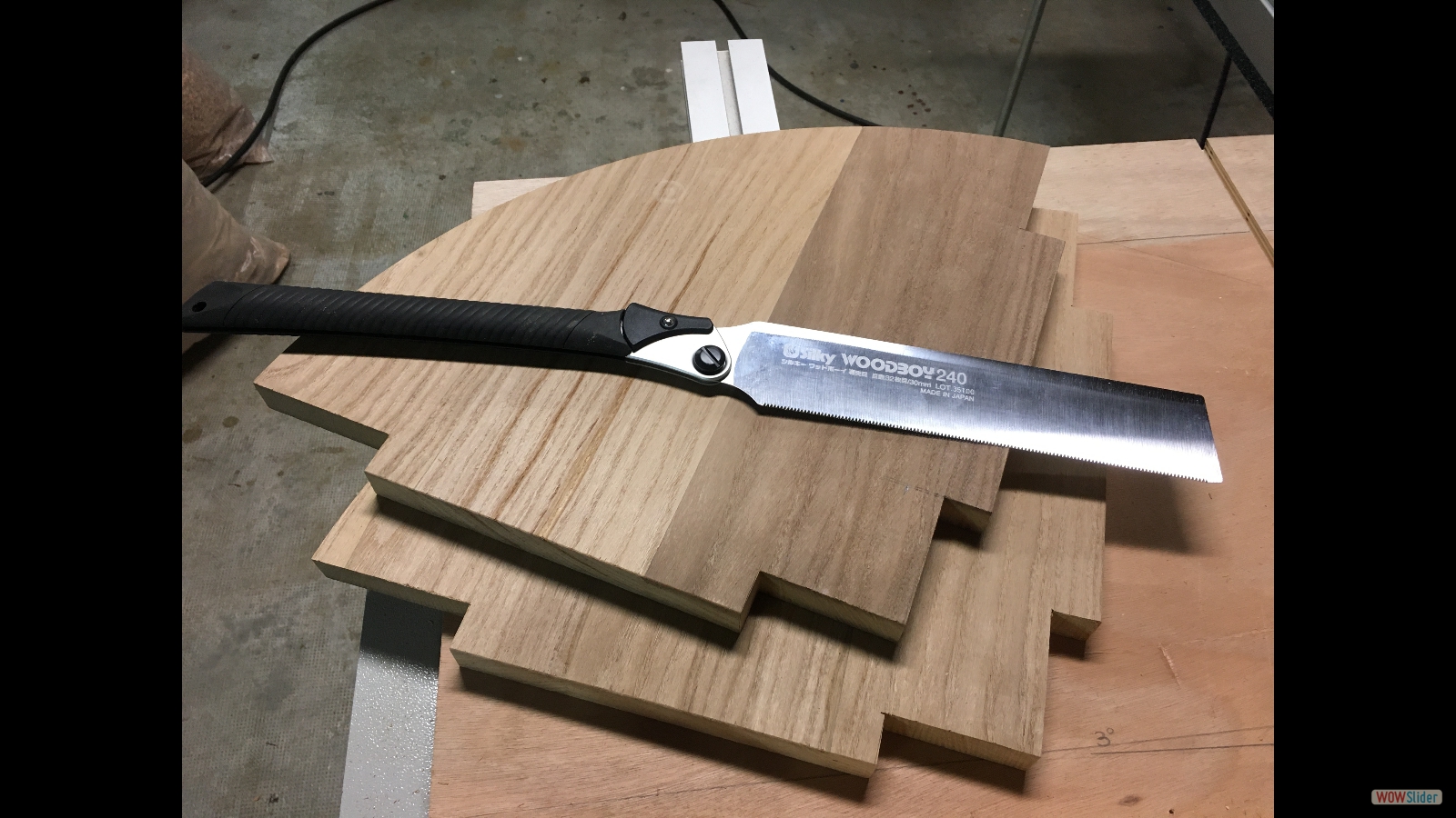 Découpe à la Scie Japonaise.