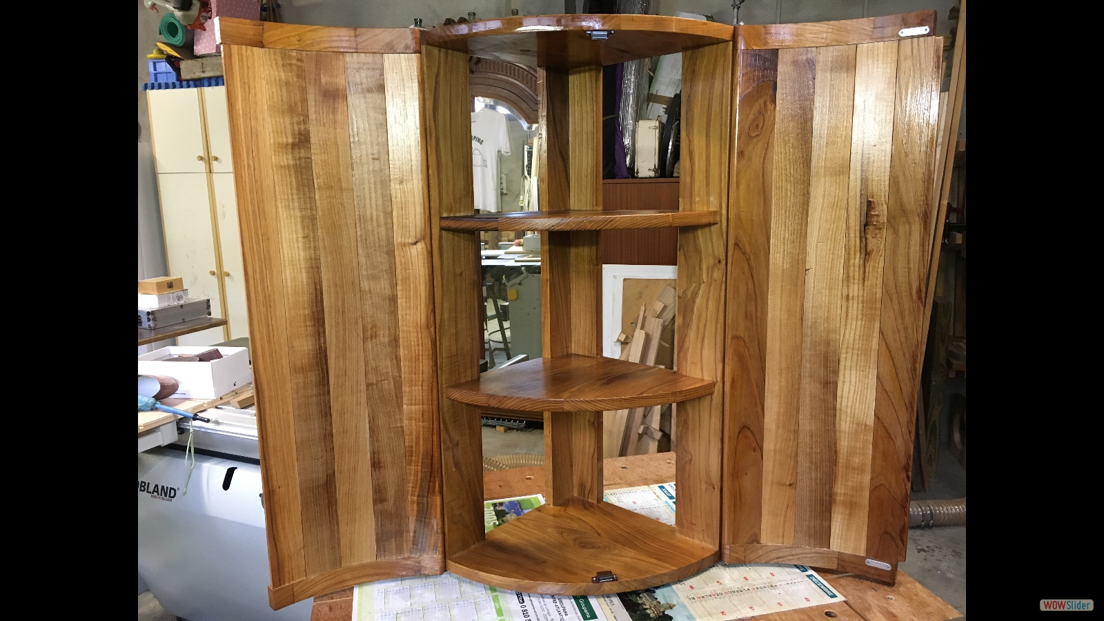 Passage à l'huile de lin.